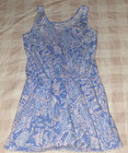 Lilly Pultizer Girls Mini Jarrett Romper Sea Life Sz L  8-10 