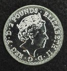 2016 Great Britain Britannia 2 Pounds Bu 1 Oz  999 Fine Silver Uk Coin Capsule