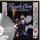 Prince - Purple Rain Silver Lp Record Plaque Display