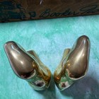 Vintage Brass Swan Bookends Hollywood Regency Book Ends Brass Art 2 8lbs Total