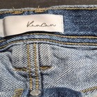 Kancan High Rise Blue Distressed Denim Cut Off Shorts 27 Button Fly Pockets