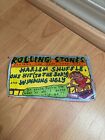 Rolling Stones - Dirty Work Rare 1986  Sticker 6 X3 1 2