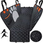 Dog Seat Cover Hammock Pet Seat Pad Back Waterproof Car Truck W  Pet Seatbelt