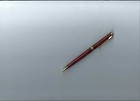 Waterman Hemisphere Burgundy Lacquer   Gold Trim Twist Ball Point Pen-france