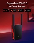 Ax3000 Dual Band Wi-fi 6 Extender  Wifi 6 Repeater Coverage Up To 3000 Sq ft    