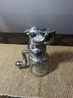 Rsvp Hazel Squirrel Nut Grinder Chopper Hand Crank Aluminum Glass Vintage Style