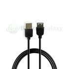 Black 6ft 2m Usb 2 0 A Male To A Female Extension Extender Cable Free Shipping