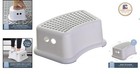 Contoured Plastic Step Stool For Kids - 175lb Capacity For Safe Potty Training