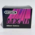 Vintage Capital 35mm Point   Shoot Retro Camera Mx-11 W Case Strap Original Box