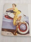 Elvgren Pin Up Ink Blotter Advertising Card - 9  X 4  Vintage  Peerless Paper Sp