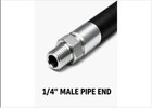 1 4  1 Wire 100r17 Hydraulic Hose Assembly With 1 4  Npt Male Fittings 3045 Psi