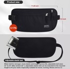 Daitet Money Belt - Passport Holder Secure Hidden Travel Wallet With Rfid Fanny