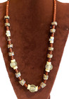 Antique Venetian Millefiori African Trade Beads Glass Strand Necklace-tradewinds
