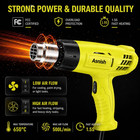 Heat Gun 1500w  Hot Air Gun Kit Dual Temperature Settings 572    932      Heavy Duty