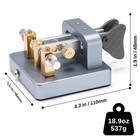 Xiegu Vk-6 Dual Paddle Cw Morse Key For G90 X6100 X6200 X5105 G106 Hf Radio