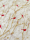 Gold Woodland Frost Design Tissue Paper Sheet Choose Size   Package Amount