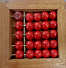 Vintage Apple Computer Abacus All Wood With One Of The Beads A Wood Apple