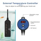 Small Aquarium Heater  Submersible Betta Fish Tank Heater 25w With Led Digita   