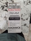 Vintage Magnavox 098 Electronic Am fm Clock Radio 90as098 44 Nob