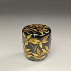 U209 Natsume Makie Miyata Soukei Tea Caddy Authentic Antique Japanese