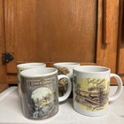 New Vintage John Deere Nostalgic Mugs By Gibson  Set Of 4 Tractor  Deer  Country