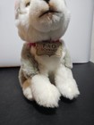 Fao Schwarz Pet Husky Dog Wolf Plush Toy 10  Blue Eyes Clean Soft White Grey