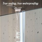 3 8  X 120  Can Be Cut Frameless Shower Door Sweep Bottom Seal Wipe Drip Rail