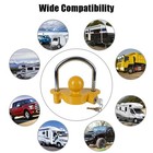 Trailer Lock Universal Adjustable Heavy-duty Towing Hitch Lock Couple  