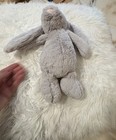 Jellycat Bashful Bunny Gray Silver Plush Lovey 8    Softy Stuffed Animal Toy