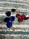 Tupperware Exclusive Keychain Lot Of 7 New 