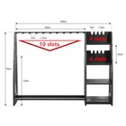Gun Rack Wooden Rifle Pistol Rack Display Hold Up Floor Standing Shotgun Rack