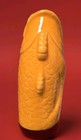 Orange Ceramic Fish Hawaiian Cocktail Tiki Mug - Open Mouth W scales And Tail