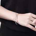 925 Sterling Silver Water Drop Bangle Bracelet Necklace Earring Ring Jewelry Set