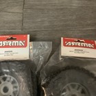 Arrma Ara550069 Dboots  fortress  Wheels Pre-glued Tire Set Gun Metal Mojave 
