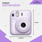 Fujifilm Instax Mini 12 Holiday Camera Bundle - Pastel Purple