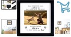 Pet Memorial Picture Frame Black 9x9 For Dog Cat Loss Remembrance Keepsake