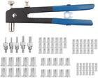 86pcs Rivet Nut Gun Kit Rivnut Setting Tools Nut Setter Tool Hand Blind Riveter