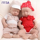 Ivita 17 sleeping Boy Or Girl Lifelike Newborn Full Silicone Reborn Baby Doll
