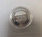 1990 Rickey Henderson All-time Stone Base Leader 1 Oz Silver Coin Mint Mlb