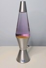 Vintage 2000 Silver Streak Lava Lamp Lave Lite 8625 Yellow pink 16 5 