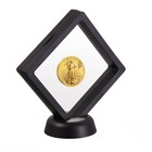 8 Xl 3d Floating Display Frames W  Stands Clear Case Holders For Coins Jewelry