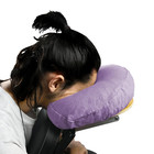 Flannel Face Rest Covers For Massage Tables - 100  Cotton  10 Pack  Dahlia Purpl