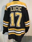 Milan Lucic    Game Worn used Jersey    2013 Boston Bruins - Repairs  Loa