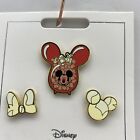 Disney Parks Pin Popcorn Bucket Mickey Mouse Ears Minnie Bow 3 Pins Trading Set