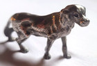 Hunting Dog Silver 800  Heavy  Figure  Sculpture