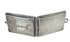 Vtg J E Caldwell Sterling Silver Coin Purse Compact Oxidized Patina
