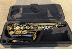 Black And Gold Ammoon Alto Saxophone And Case
