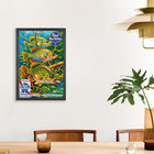 Pbr Beer Crappie Fishing Funny Poster 16x24 Man Cave Bar Decor Beer Wall Art