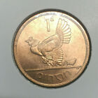 Lucky Irish Penny Unc Coa-history   Coin Holder Album Included - Random Year