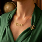 925 Sterling Silver Personalized Script Name Necklace